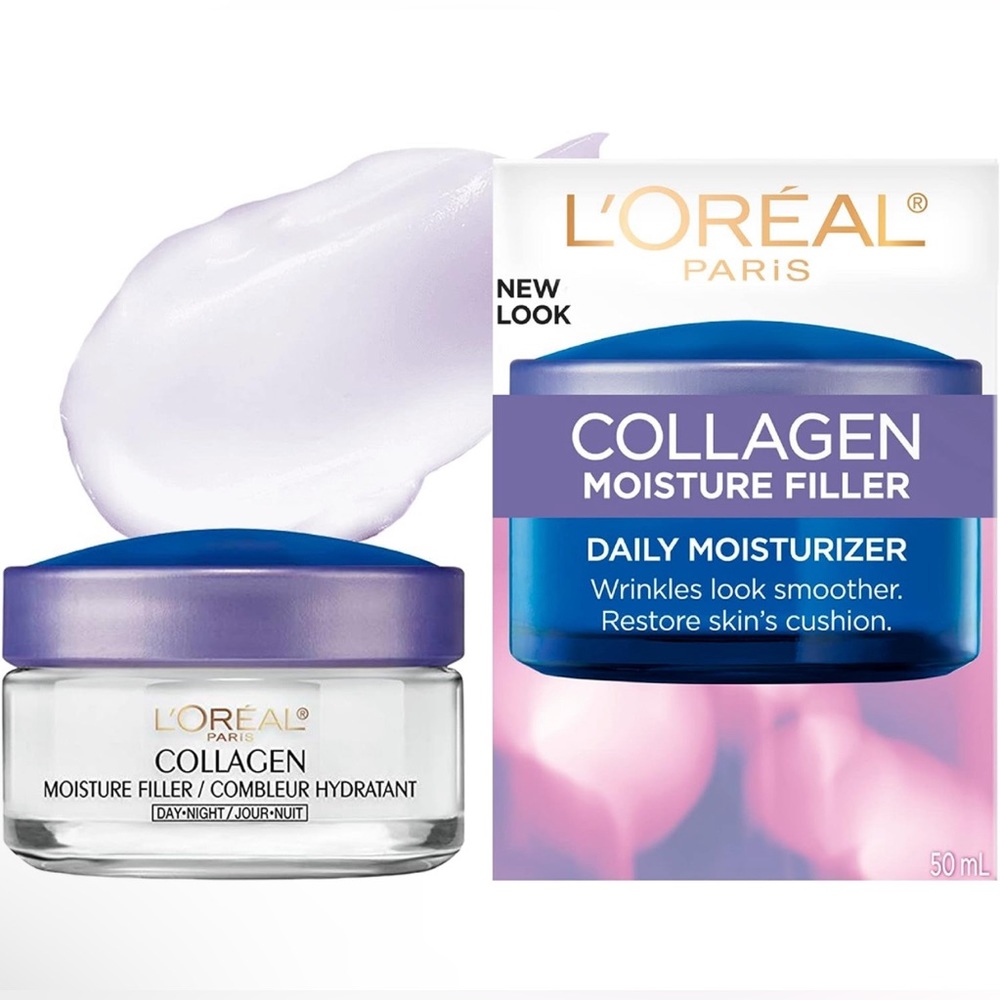 L’Oréal Paris Collagen Daily Face Moisturizer, Reduce Wrinkles, Face Cream